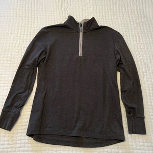 The Normal Brand - Puremeso Weekend Quarter Zip - Charcoal - Size Large